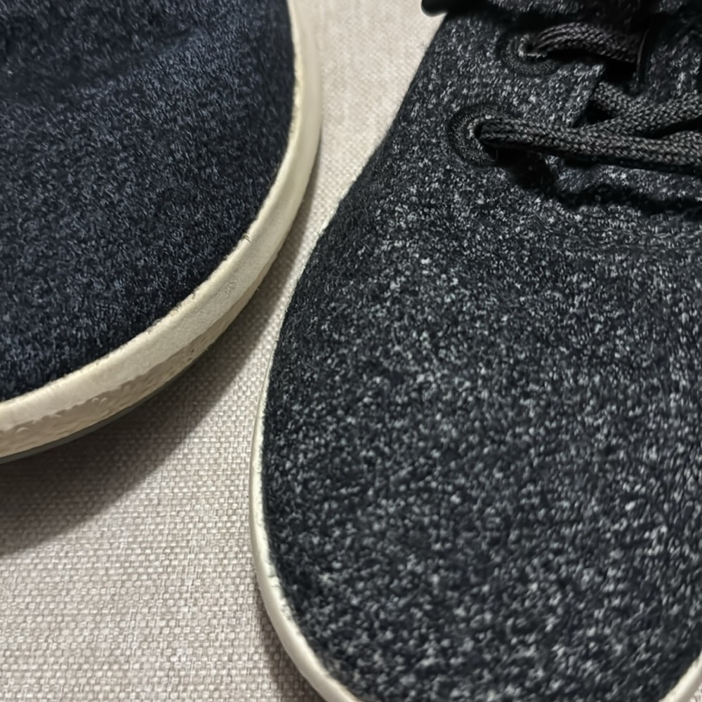Wmns Allbirds Wool Runner Mizzle-Sz 9-Salt n Pepper Color-White Soles - Picture 15 of 15